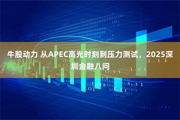 牛股动力 从APEC高光时刻到压力测试，2025深圳金融八问